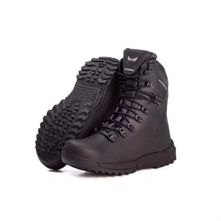 Bota Masculina Coturno Couro Legítimo Impermeável Top JDK355