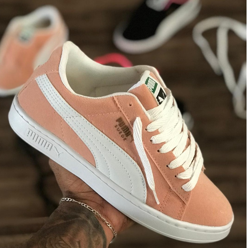 Tenis Puma Suede Rose Promoção | Shopee Brasil