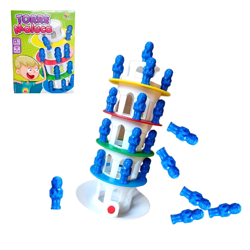 Uno Jenga Clássico Jogo Stacko Jogo Stacko Bloco Tumble Tower