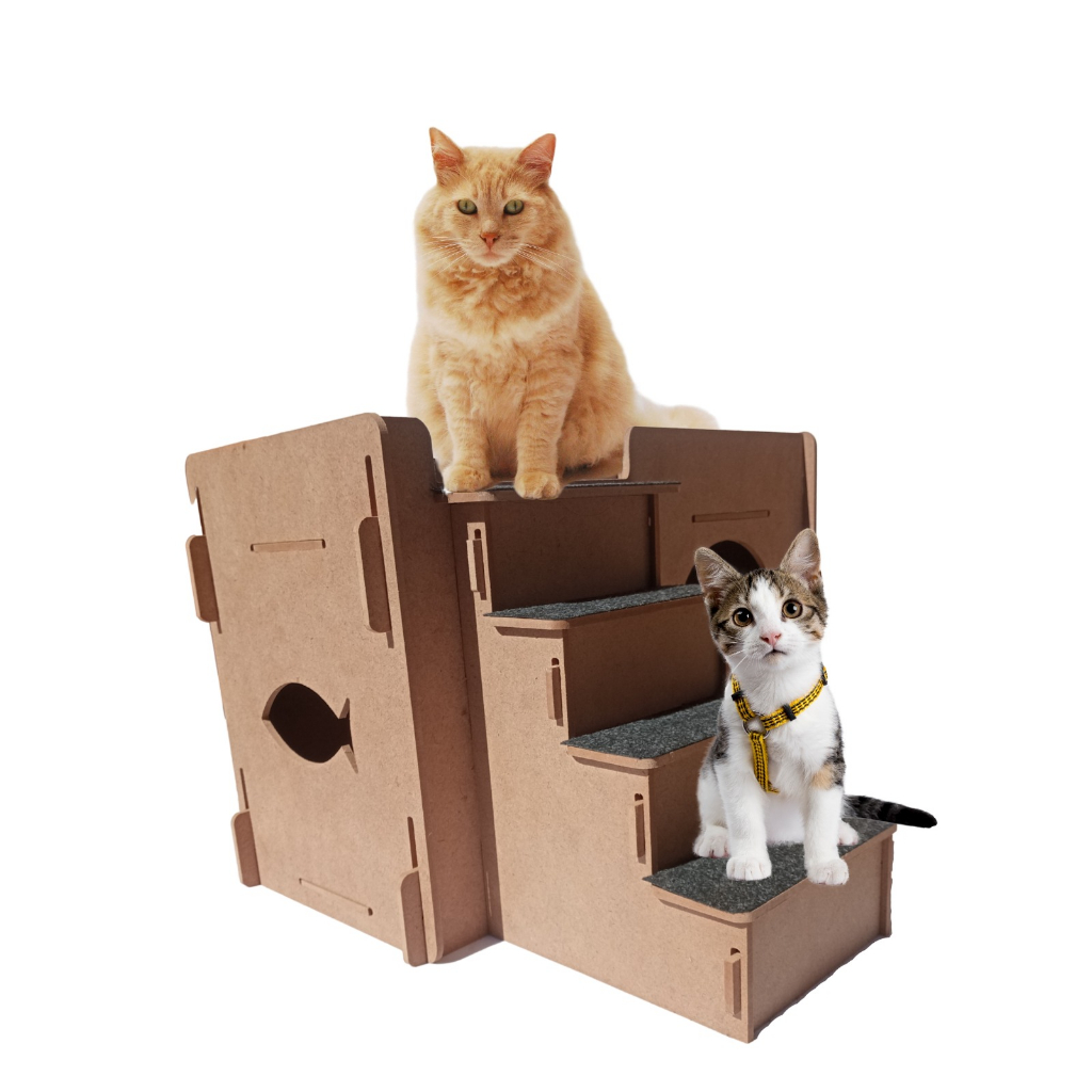 Casinha De Gatos Playground 2 Andares Caminha De Gato