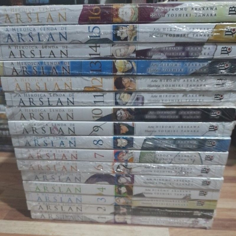 Mangás A Heroica Lenda de Arslan. Volumes 1 a 16. | Shopee Brasil
