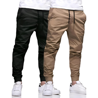 Calças Jogger Masculina com punho Premium qualidade moda homem Estiloso