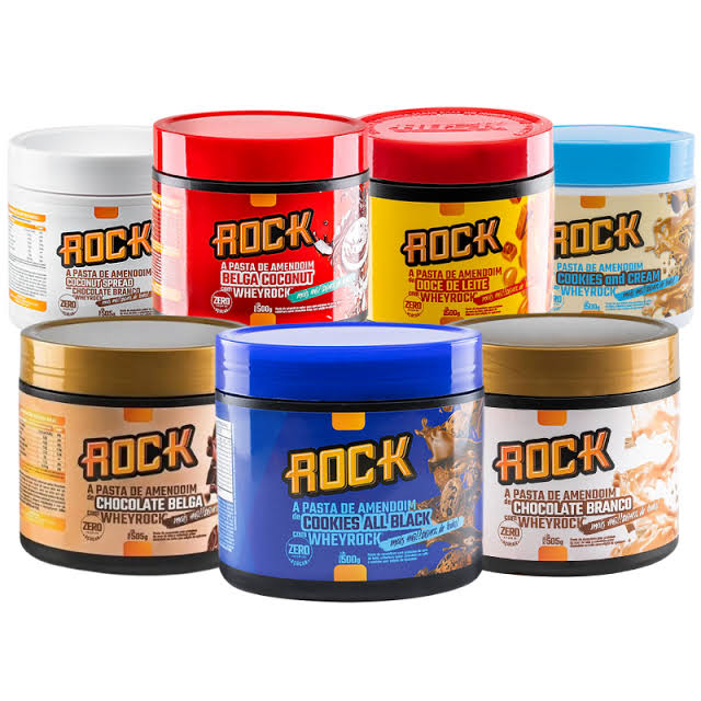 Pasta de Amendoim Whey Rock 600g