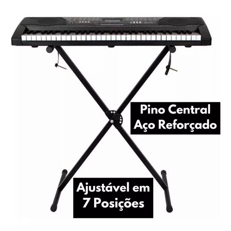 Piano Musical Infantil Educativo C/ Som E Luz Baby Einstein Cor Azul E  Branco 1.5v