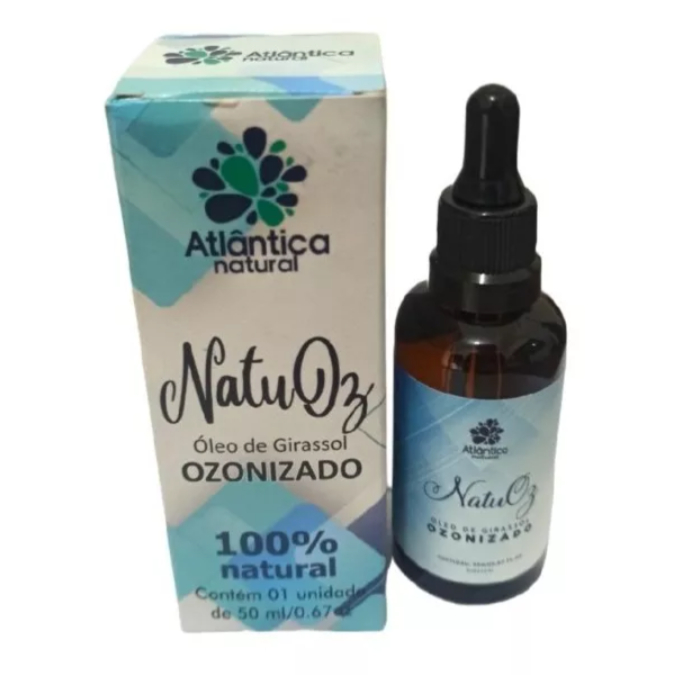 Óleo De Girassol Ozonizado Natuoz 50ml Atlântica Natural