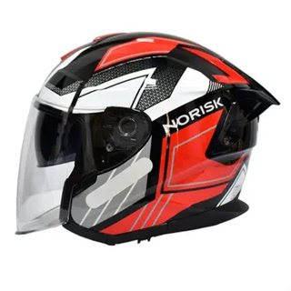 Capacete Aberto Norisk Downtown Monocolor Preto Fosco OculosNORISK