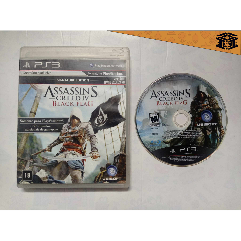 Assassin's Creed IV Black Flag - PlayStation 4 em Promoção na Shopee Brasil  2023