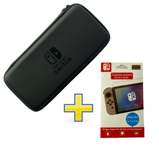 Case Capa compatível com switch e switch oled + pelicula