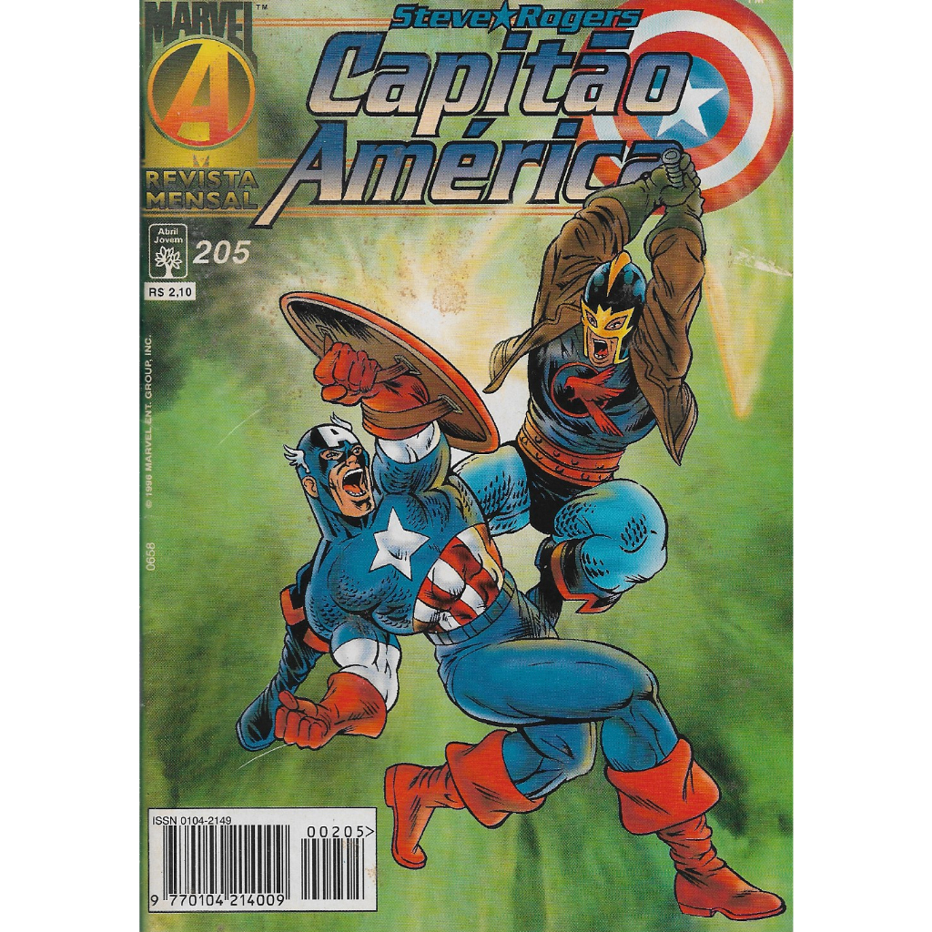Capitão América - Vol. 195 a 209 - Formatinho Abril | Shopee Brasil