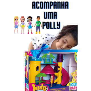 Conjunto e Boneca - Polly Pocket - Parque de Diversões dos Cachorrinhos -  Mattel