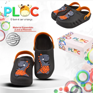 Babuche infantil Menino PLOC Bab72 DINOSSAURO