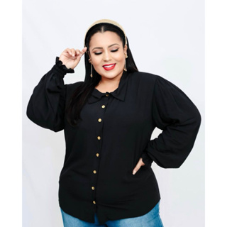 Camisa Social Plus Size