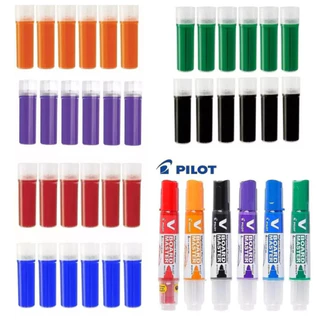 Combo 6 Pinceis Para Quadro Branco Recarregável + 36 Cargas - NÃO MANCHA O QUADRO