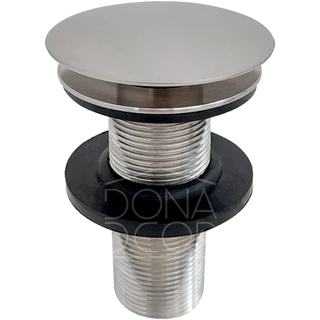 Valvula Cuba Banheiro 7/8 Ralo Click Inox Fosco Escovado 3cm Valvula De Escoamento Pia Lavatório Lavabo 30mm Ralo De Pia Aço Inox Luxo