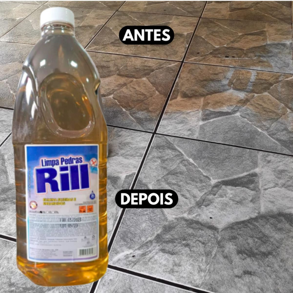 Limpa Pedras Pisos Encardidos Ceramicas Antiderrapante Rusticos Superconcentrado 2L rende até 20L- Direto da Fabrica