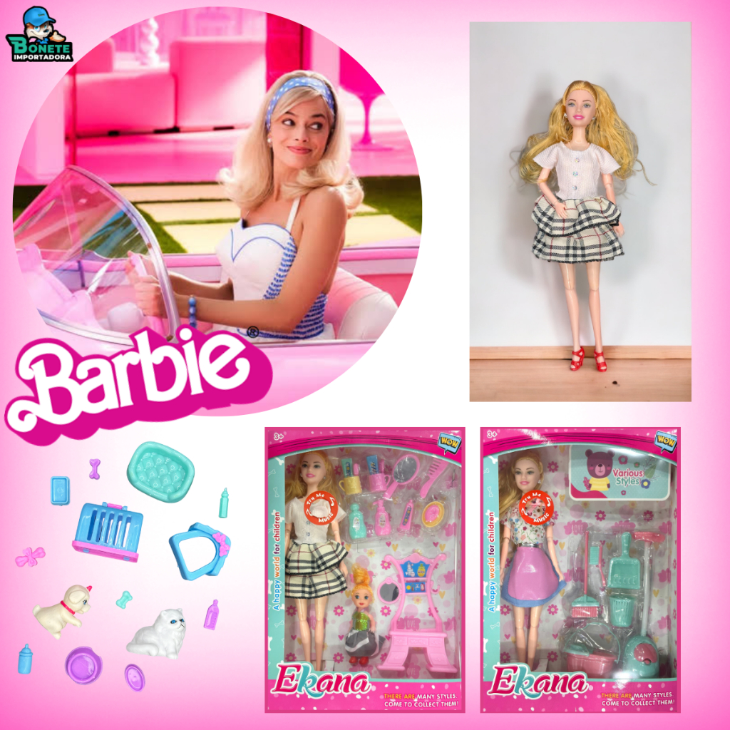 Jogo conjunto barbie profissão professor desenho 1 gjm29, mattel boneca  original, bonecas para meninas crianças bebê