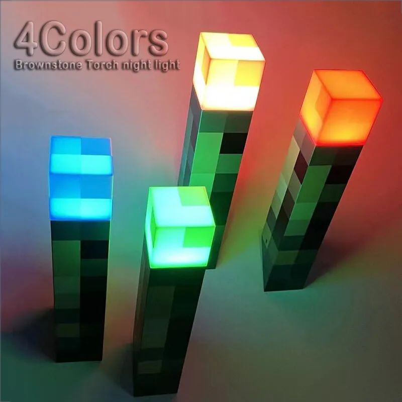 luminária tocha Minecraft