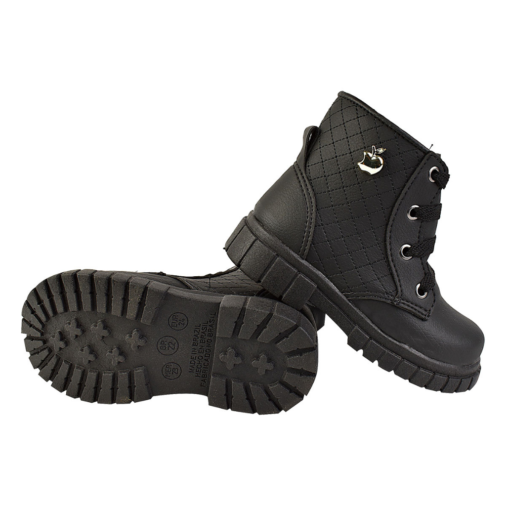 Bota coturno best sale feminina infantil