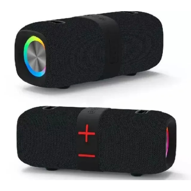 Caixa De Som 30W LED RGB Bluetooth 5.2 Ipx5 Resistente água H‘maston TN24