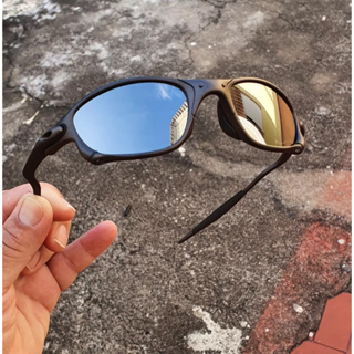 Óculos de sol Masculino Juliet Mandrake haste de metal cromado
