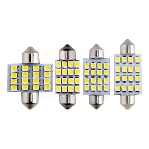 Lampada Torpedo 16 Led 31 36 39 41 mm 16 Led 8000k | Shopee Brasil