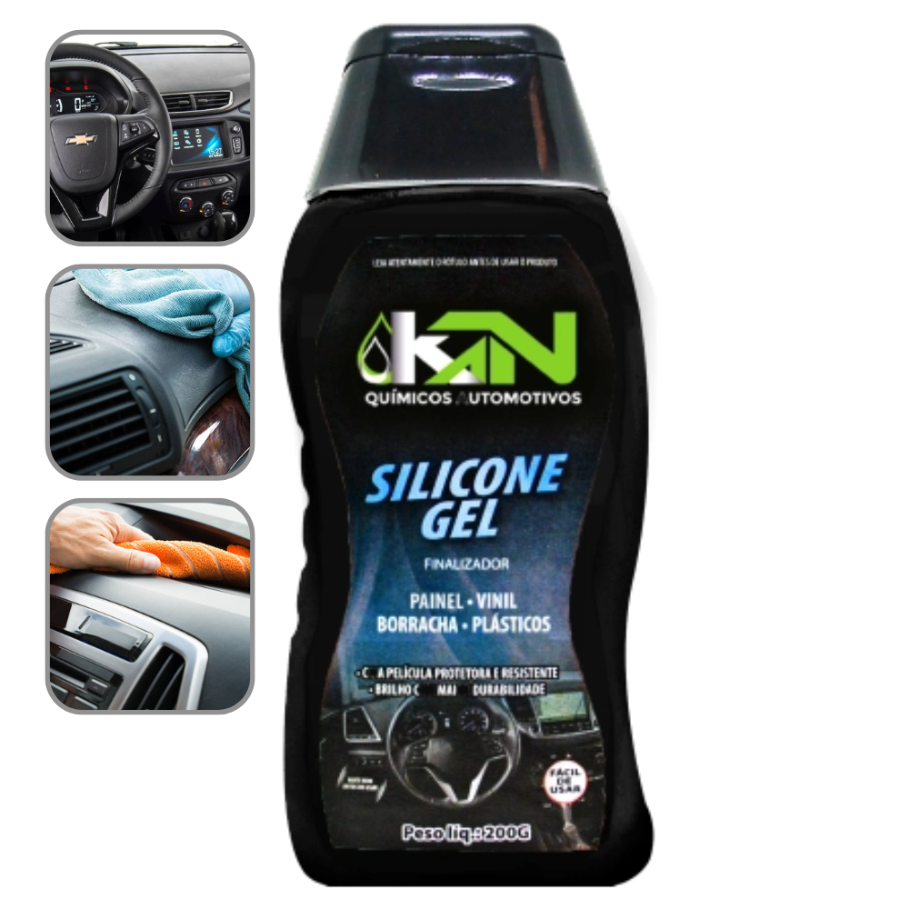 Silicone Gel 200g Automotivo Limpa Painel Carro Perfumado | Shopee Brasil