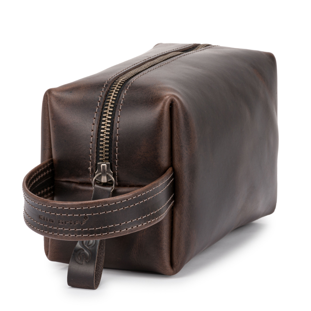 Necessaire Masculina Organizador P/viagem Couro Legítimo