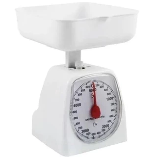 Balança Para Cozinha Com Bandeja Até 5kg Visor Analógico