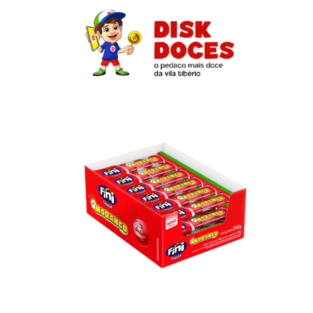 Display chiclete fini com 18 unidades | Shopee Brasil