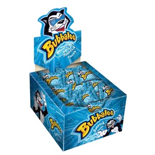 Chiclete Bubbaloo Hortelã e Menta Com 60 Unidades De 5g