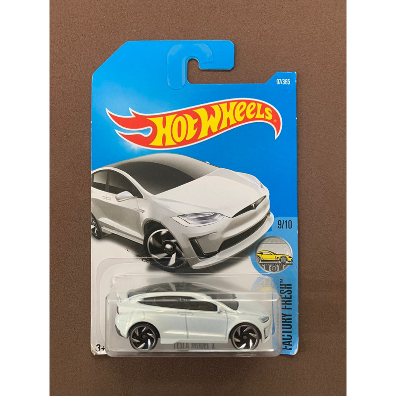 Hot Wheels Tesla Model X Branco - Mainline 2017 - Embalagem Aberta