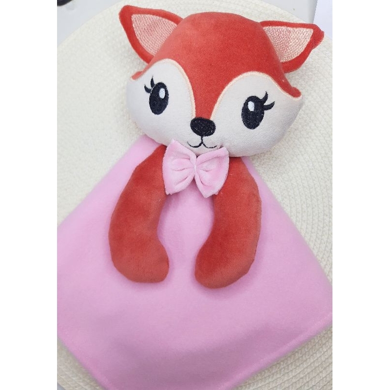 Carters pink best sale fox plush