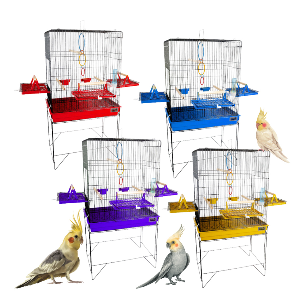 VIVEIRO GAIOLA CALOPSITA PASSÁROS AVES TRIPLEX CONFORT JEL PLAST