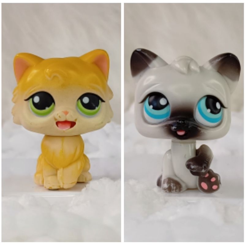 Raro Lote De 2 Miniaturas LPS Littlest Pet Shop Littlest Pet Shop