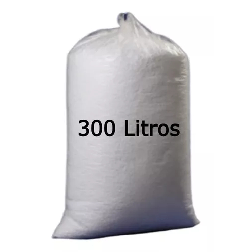 Flocos De Isopor Para Enchimento Puff Almofada 300 Litros