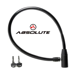 Cadeado Absolute P/ Bicicleta Bike 60cmx6mm C/ Chave