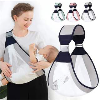 Canguru Envoltório Sling Bebê Um Ombro Ergonômico Portátil Respirável Portador De Viagem Passeio