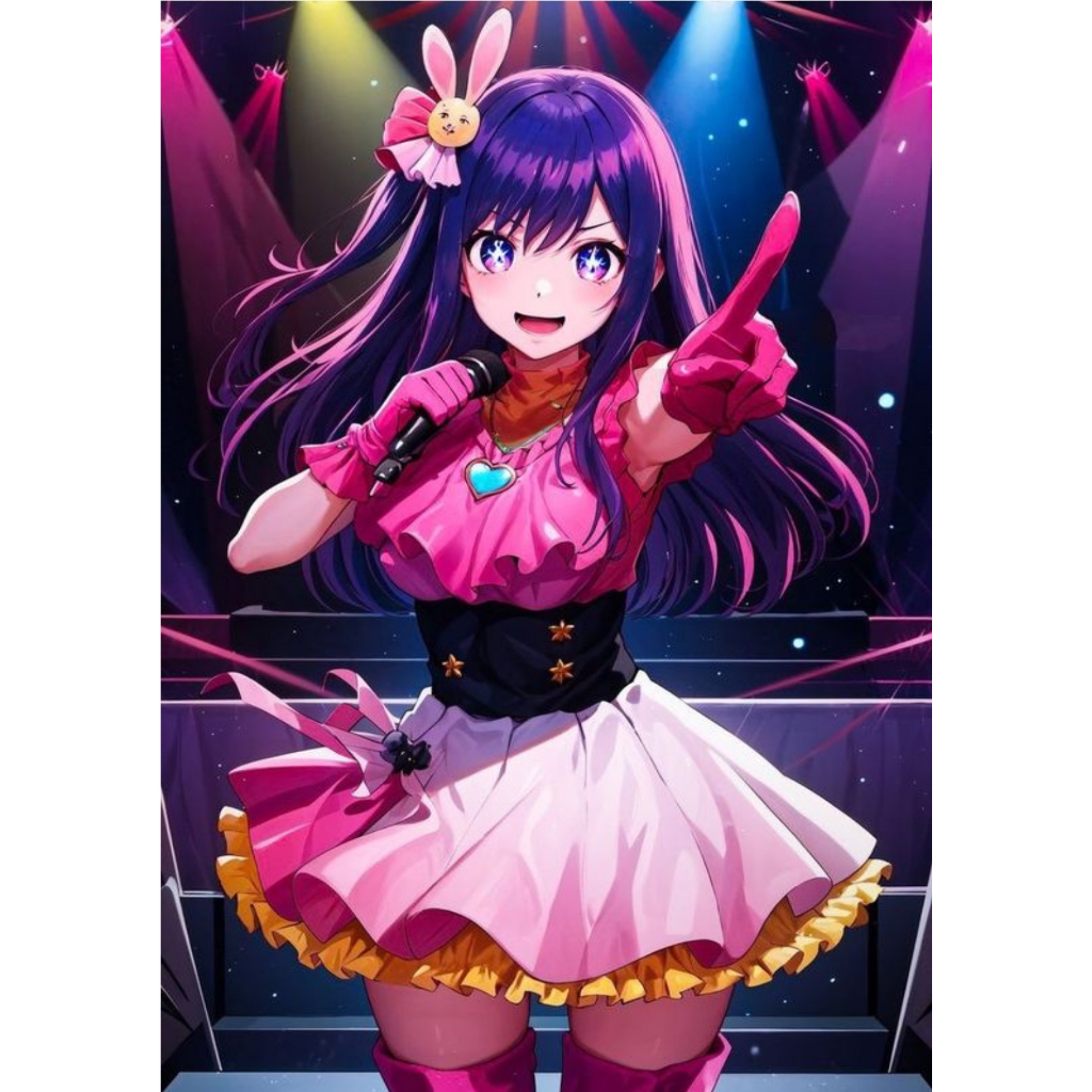 Caderno Personalizado Universitário de 1 Matéria Anime OSHI NO KO - Ai  Hoshino | Shopee Brasil