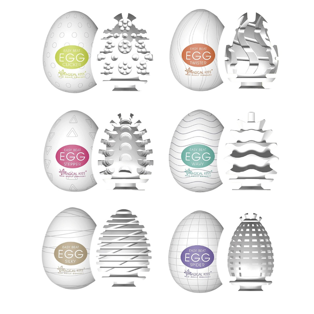 Egg Masturbador Masculino Com Textura Massageadora Magical Kiss - Sex Shop