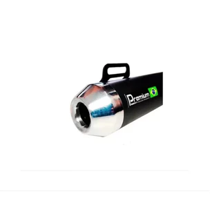 Escapamento Xtz 125 Esportivo Roncado Premium Moto Ponteira Aço Carbono