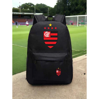 Mochila Preta Modelo Time de Futebol Leve e Confortável Para Trabalho, Academia, Futebol ou Faculdade.