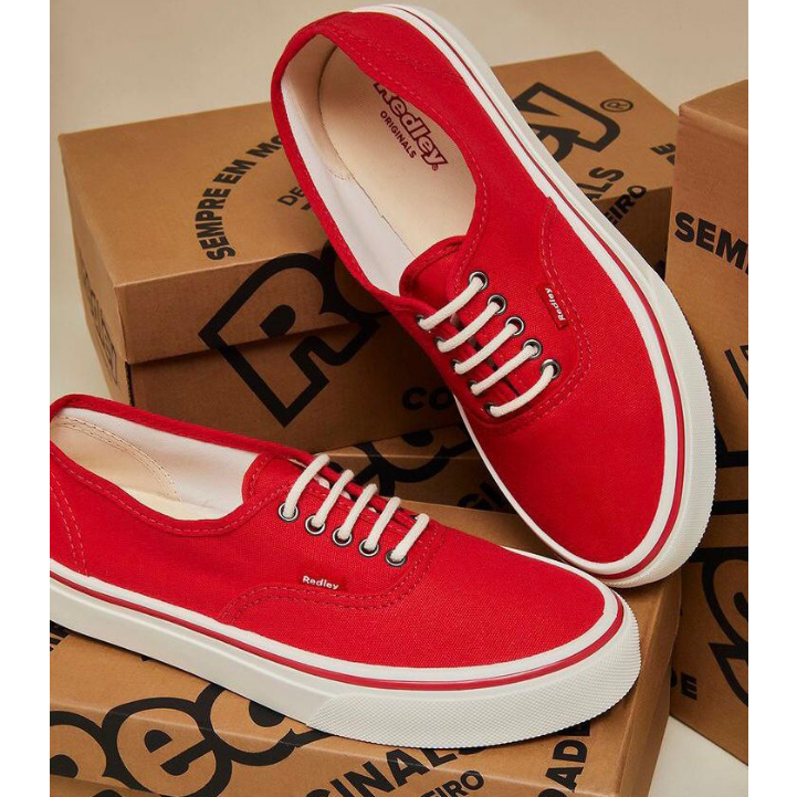 Tenis Redley Clássico Originals Vermelho Clássico Cano Baixo | Shopee ...