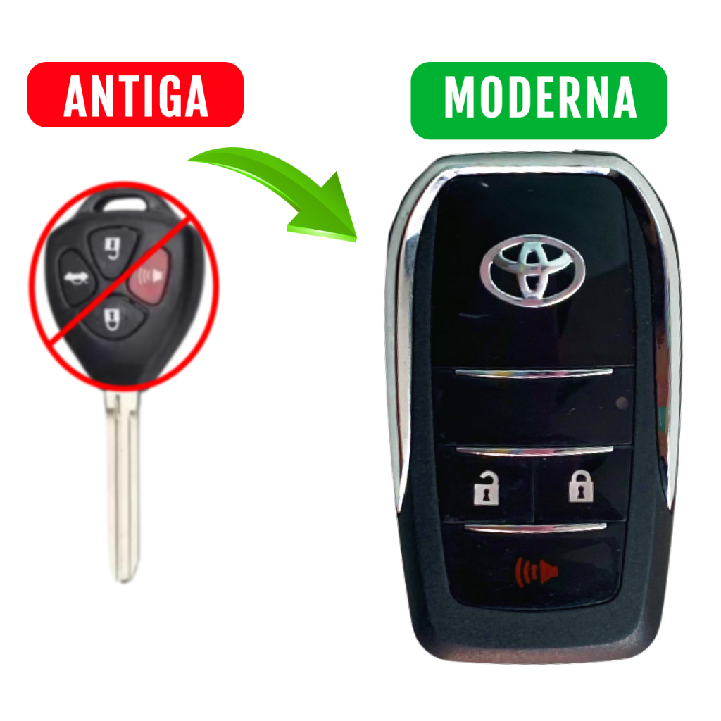 Uncut Replacement Remote Key Fob For Toyota Aurion & Kluger 2006-2013