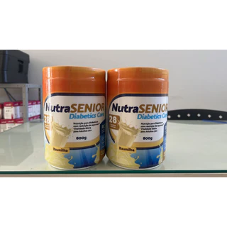 kit c/2 unis nutrasenior diabetcs care 800g baunilha suplemento alimentar