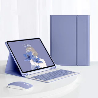 Capa Case para Tablet Teclado Mouse para Ipad 10.2 7,8,9 Geração