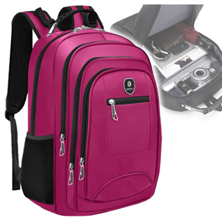 Mochila Notebook Saida usb/fone Feminina Masculina Reforcada Resistente a Agua