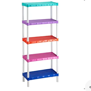 ESTANTE ORGANIZADORA COM 5 PRATELEIRAS COLORIDAS - 877