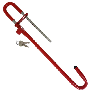 Trava Anti-Furto Roubo Volante Pedal Tipo Carneiro Com Algema em Oferta na Shopee