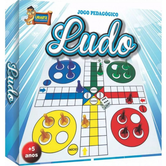 Jogo 6x1 Xadrez Damas Trilha Ludo Pega-Varetas Dominó Junges - Braseiro