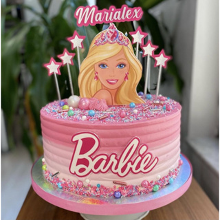 Topo Bolo + Tropper De Doces Barbie Princesa 69 Peças
